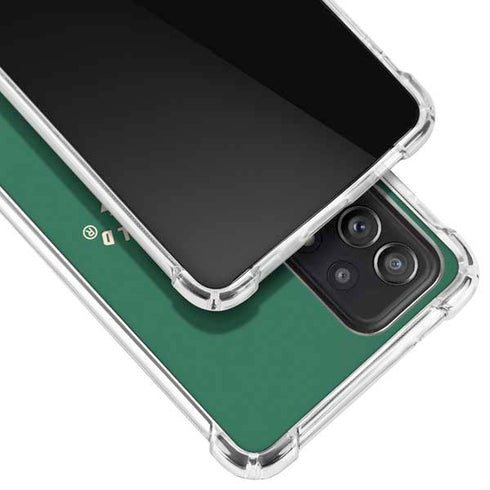 NHL Minnesota Wild Solid Background Galaxy A52 5G Clear Case