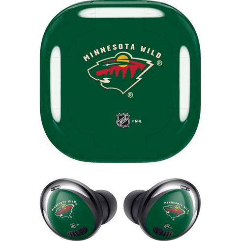 NHL Minnesota Wild Solid Background Galaxy Buds Pro Skin