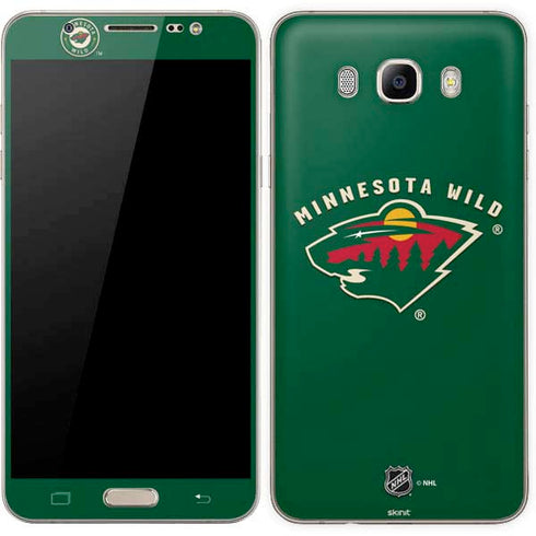 NHL Minnesota Wild Solid Background Galaxy J7 Skin
