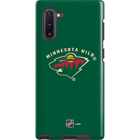 NHL Minnesota Wild Solid Background Galaxy Note 10 Pro Case