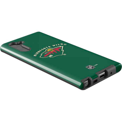 NHL Minnesota Wild Solid Background Galaxy Note 10 Pro Case