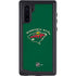 NHL Minnesota Wild Solid Background Galaxy Note 10 Waterproof Case