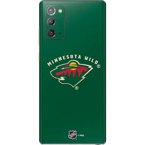 NHL Minnesota Wild Solid Background Galaxy Note20 5G Skin