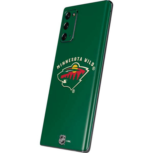 NHL Minnesota Wild Solid Background Galaxy Note20 5G Skin