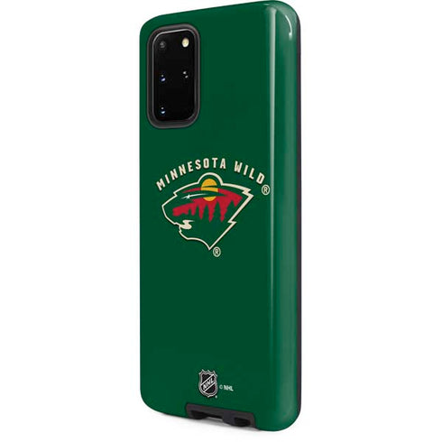 NHL Minnesota Wild Solid Background Galaxy S20 Plus Pro Case