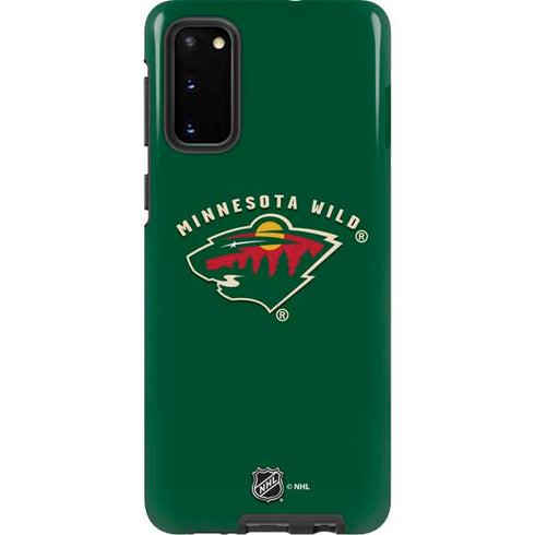 NHL Minnesota Wild Solid Background Galaxy S20 Pro Case