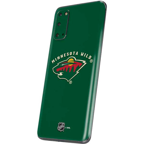 NHL Minnesota Wild Solid Background Galaxy S20 Skin