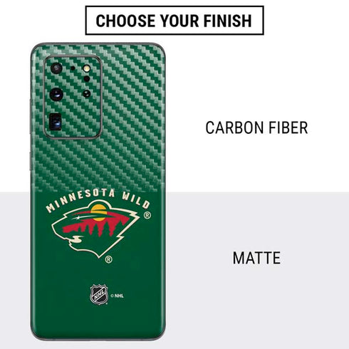 NHL Minnesota Wild Solid Background Galaxy S20 Ultra 5G Skin
