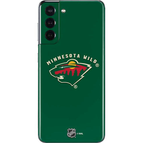 NHL Minnesota Wild Solid Background Galaxy S21 5G Skin