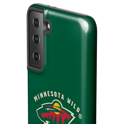 NHL Minnesota Wild Solid Background Galaxy S21 FE Pro Case