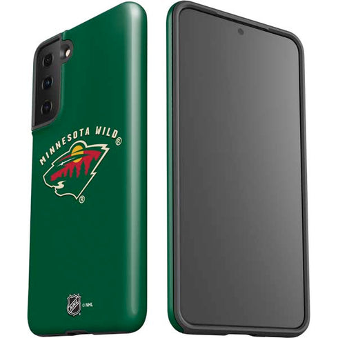 NHL Minnesota Wild Solid Background Galaxy S21 FE Pro Case