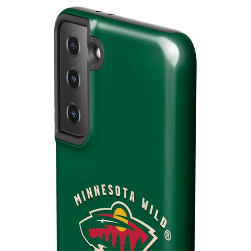 NHL Minnesota Wild Solid Background Galaxy S21 Plus 5G Pro Case