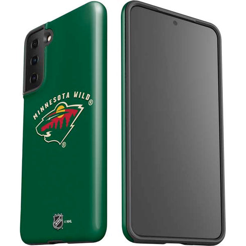NHL Minnesota Wild Solid Background Galaxy S21 Plus 5G Pro Case