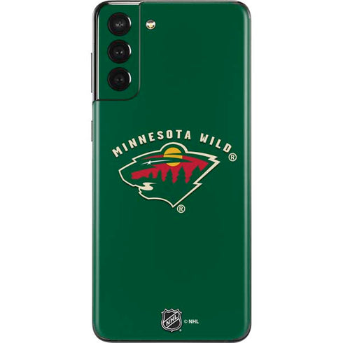 NHL Minnesota Wild Solid Background Galaxy S21 Plus 5G Skin