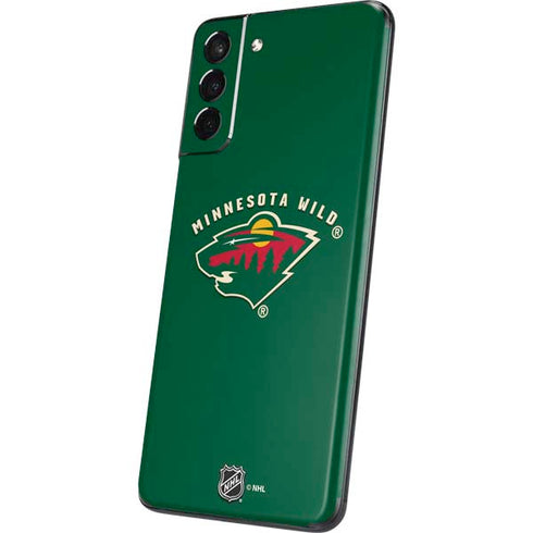 NHL Minnesota Wild Solid Background Galaxy S21 Plus 5G Skin
