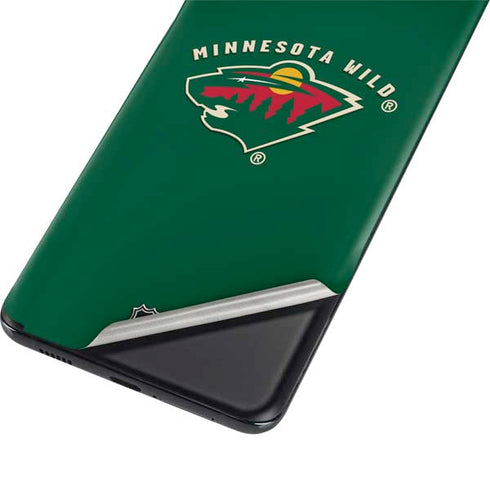 NHL Minnesota Wild Solid Background Galaxy S21 Plus 5G Skin