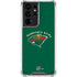 NHL Minnesota Wild Solid Background Galaxy S21 Ultra 5G Clear Case