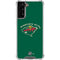 NHL Minnesota Wild Solid Background Galaxy S22 Plus Clear Case