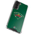 NHL Minnesota Wild Solid Background Galaxy S22 Plus Clear Case