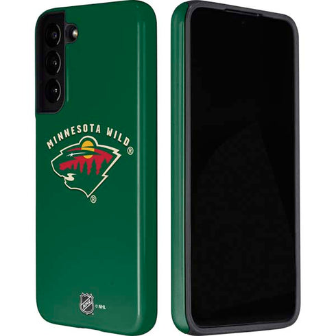 NHL Minnesota Wild Solid Background Galaxy S22 Plus Pro Case