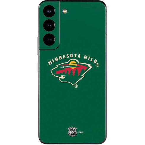 NHL Minnesota Wild Solid Background Galaxy S22 Skin