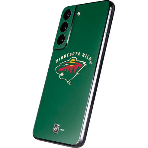 NHL Minnesota Wild Solid Background Galaxy S22 Skin