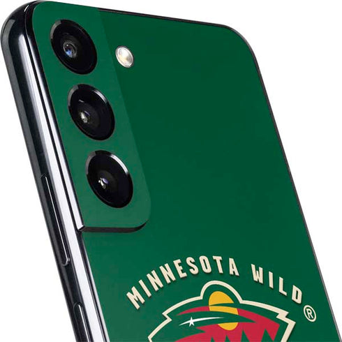 NHL Minnesota Wild Solid Background Galaxy S22 Skin