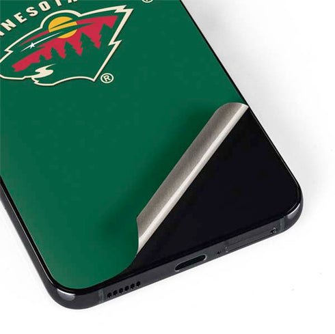 NHL Minnesota Wild Solid Background Galaxy S22 Skin