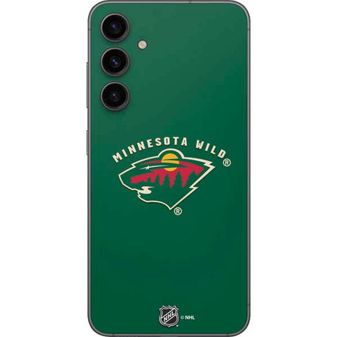 NHL Minnesota Wild Solid Background Galaxy S23 FE Skin