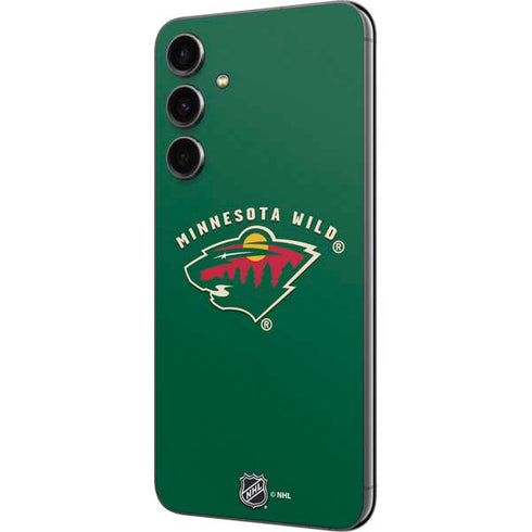 NHL Minnesota Wild Solid Background Galaxy S23 FE Skin