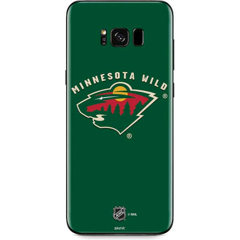 NHL Minnesota Wild Solid Background Galaxy S8 Plus Skin