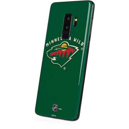 NHL Minnesota Wild Solid Background Galaxy S9 Plus Skin