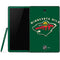NHL Minnesota Wild Solid Background Samsung Galaxy Tab Skin