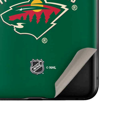 NHL Minnesota Wild Solid Background Galaxy Z Flip Skin