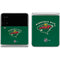 NHL Minnesota Wild Solid Background Galaxy Z Flip4 5G Skin