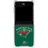 NHL Minnesota Wild Solid Background Galaxy Z Flip5 5G Clear Case