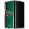 NHL Minnesota Wild Solid Background Galaxy Z Fold4 5G Clear Case
