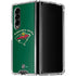 NHL Minnesota Wild Solid Background Galaxy Z Fold4 5G Clear Case