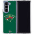 NHL Minnesota Wild Solid Background Galaxy Z Fold5 5G Clear Case