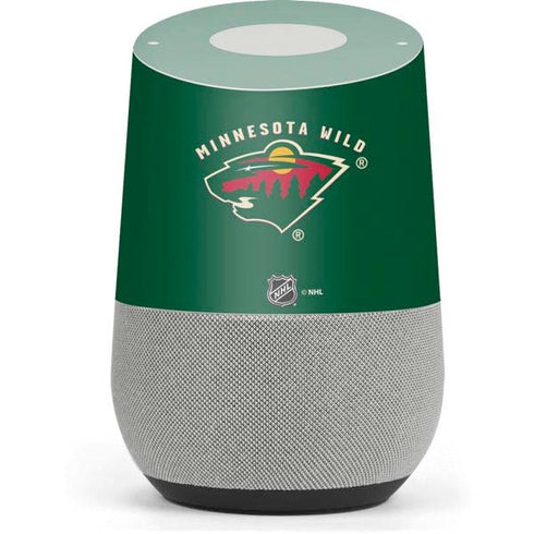 NHL Minnesota Wild Solid Background Google Home Skin