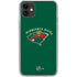 NHL Minnesota Wild Solid Background iPhone 11 Clear Case