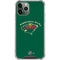 NHL Minnesota Wild Solid Background iPhone 11 Pro Max Clear Case