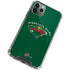 NHL Minnesota Wild Solid Background iPhone 11 Pro Max Clear Case