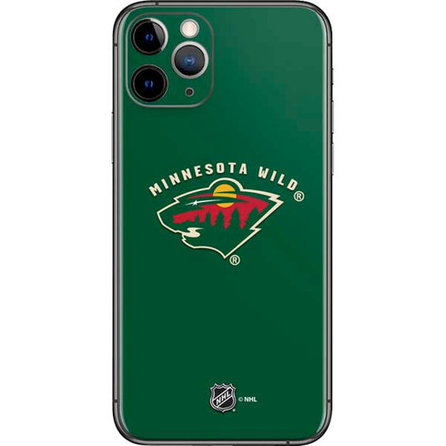 NHL Minnesota Wild Solid Background iPhone 11 Pro Skin