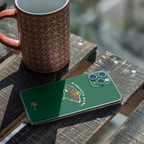NHL Minnesota Wild Solid Background iPhone 11 Pro Skin