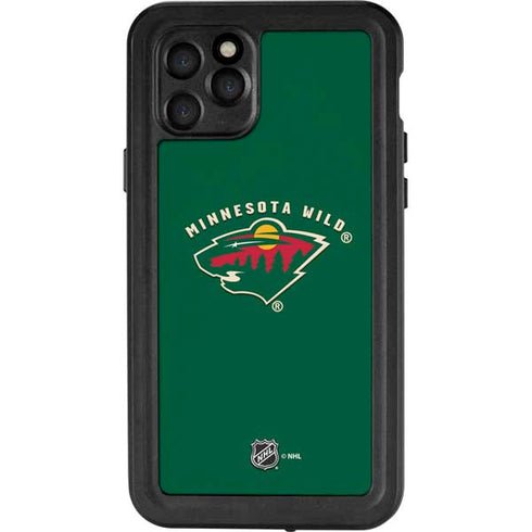 NHL Minnesota Wild Solid Background iPhone 11 Pro Waterproof Case