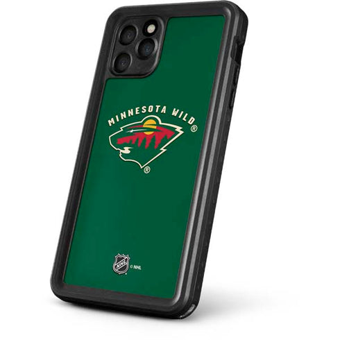 NHL Minnesota Wild Solid Background iPhone 11 Pro Waterproof Case