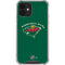 NHL Minnesota Wild Solid Background iPhone 12 Clear Case