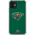 NHL Minnesota Wild Solid Background iPhone 12 Clear Case