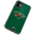 NHL Minnesota Wild Solid Background iPhone 12 Clear Case
